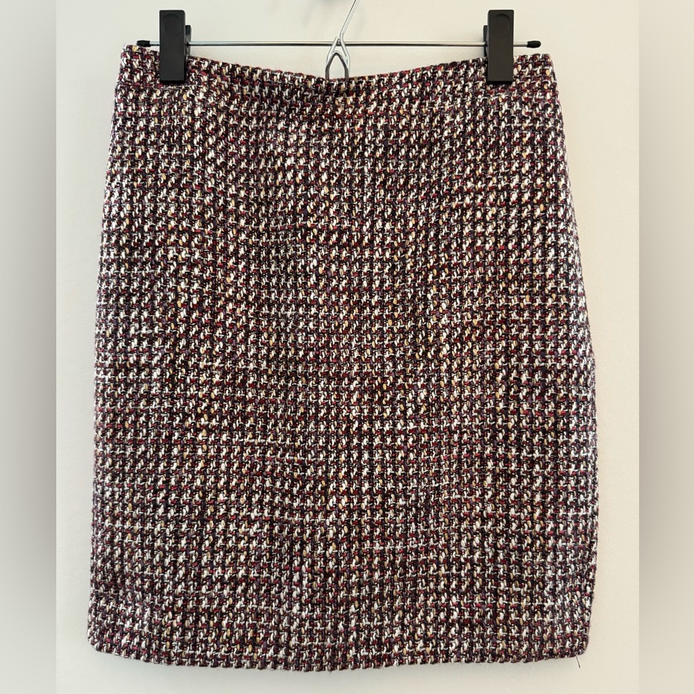 Colorful LOFT Tweed Skirt, 0p
